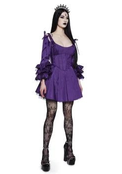 Widow Dresses|Mini Dresses*Haunted Hue Mini Dress - Purple