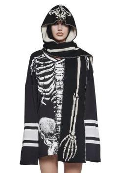 Trickz N' Treatz Scarves & Gloves*Haunted Scarf With Hood