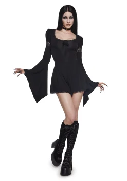 Widow Jumpsuits & Rompers|Plus*Haute Streak Knit Romper