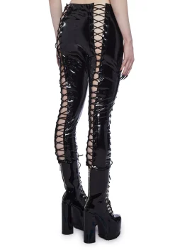 Widow Bottoms|Pants*Have Mercy Lace Up Pants