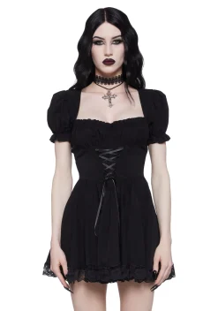 Widow Dresses|Mini Dresses*Hazy Haunting Mini Dress