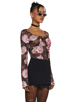 dELiA*s by Dolls Kill Tops|Plus*Hazy Memories Long Sleeve Top