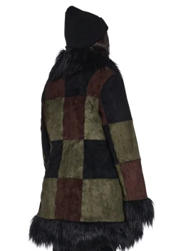 Widow Outerwear|Plus*Hearing Heartbeats Faux Suede Coat