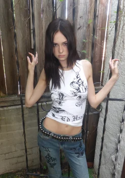 Ed Hardy Bottoms|Shorts*Heart Dagger Denim Shorts