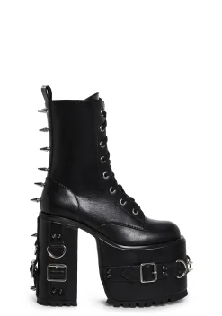 Current Mood Boots*Heart To Break Combat Boots