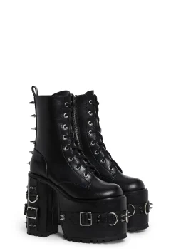 Current Mood Boots*Heart To Break Combat Boots