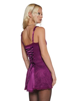Sugar Thrillz Dresses|Plus*Heartbreak Heiress Slip Dress