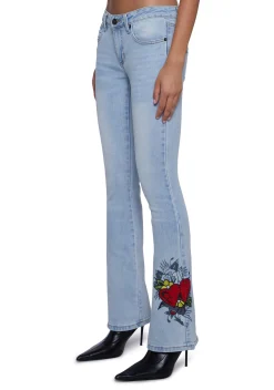 Ed Hardy Bottoms|Pants*Hearts Bootcut Jeans