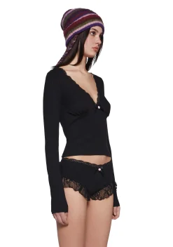 dELiA*s by Dolls Kill Lingerie|Plus*Hearts On Sleeves PJ Set