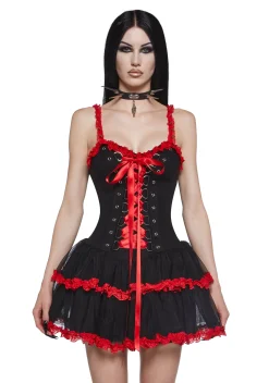 Widow Dresses|Mini Dresses*Heartsick Harlequin Mini Dress