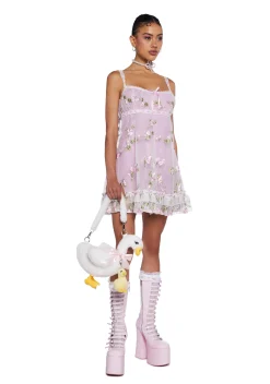 Sugar Thrillz Dresses*Heaven Struck Babydoll Dress - Pink