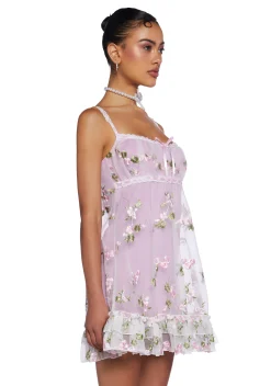 Sugar Thrillz Dresses*Heaven Struck Babydoll Dress - Pink