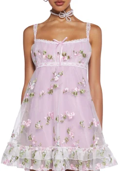 Sugar Thrillz Dresses*Heaven Struck Babydoll Dress - Pink