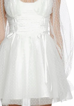 Sugar Thrillz Dresses*Heavenly Affair Babydoll Dress - White