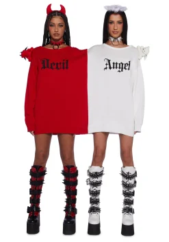 Trickz N' Treatz Tops*Heavenly Temptations Knit Sweater Set