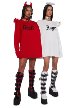 Trickz N' Treatz Tops*Heavenly Temptations Knit Sweater Set