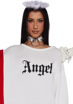 Trickz N' Treatz Tops*Heavenly Temptations Knit Sweater Set