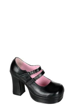 Demonia Platforms|Mary Janes*Her Darkest Dreams Mary Janes