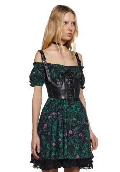 Widow Dresses|Mini Dresses*Herbal Magic Mini Dress