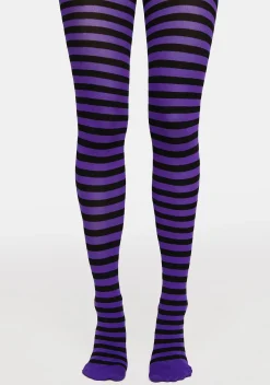 x_Leg Avenue Socks & Tights*Hex Appeal Striped Tights