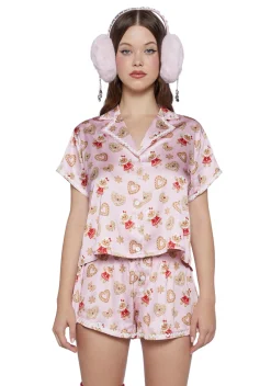 Sugar Thrillz Lingerie*Hidden Treasures Pajama Set