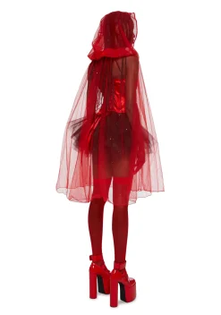 Trickz N' Treatz Outerwear*Hide No More Sheer Cape