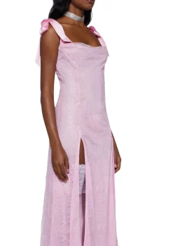 Sugar Thrillz Dresses*High Rise Allure Maxi Dress - Pink