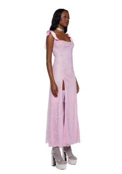 Sugar Thrillz Dresses*High Rise Allure Maxi Dress - Pink