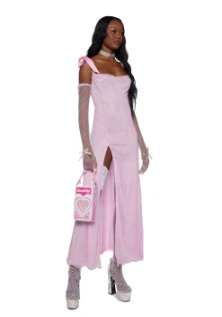 Sugar Thrillz Dresses*High Rise Allure Maxi Dress - Pink