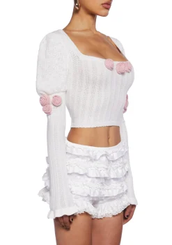 Sugar Thrillz Tops*High Society Long Sleeve Top