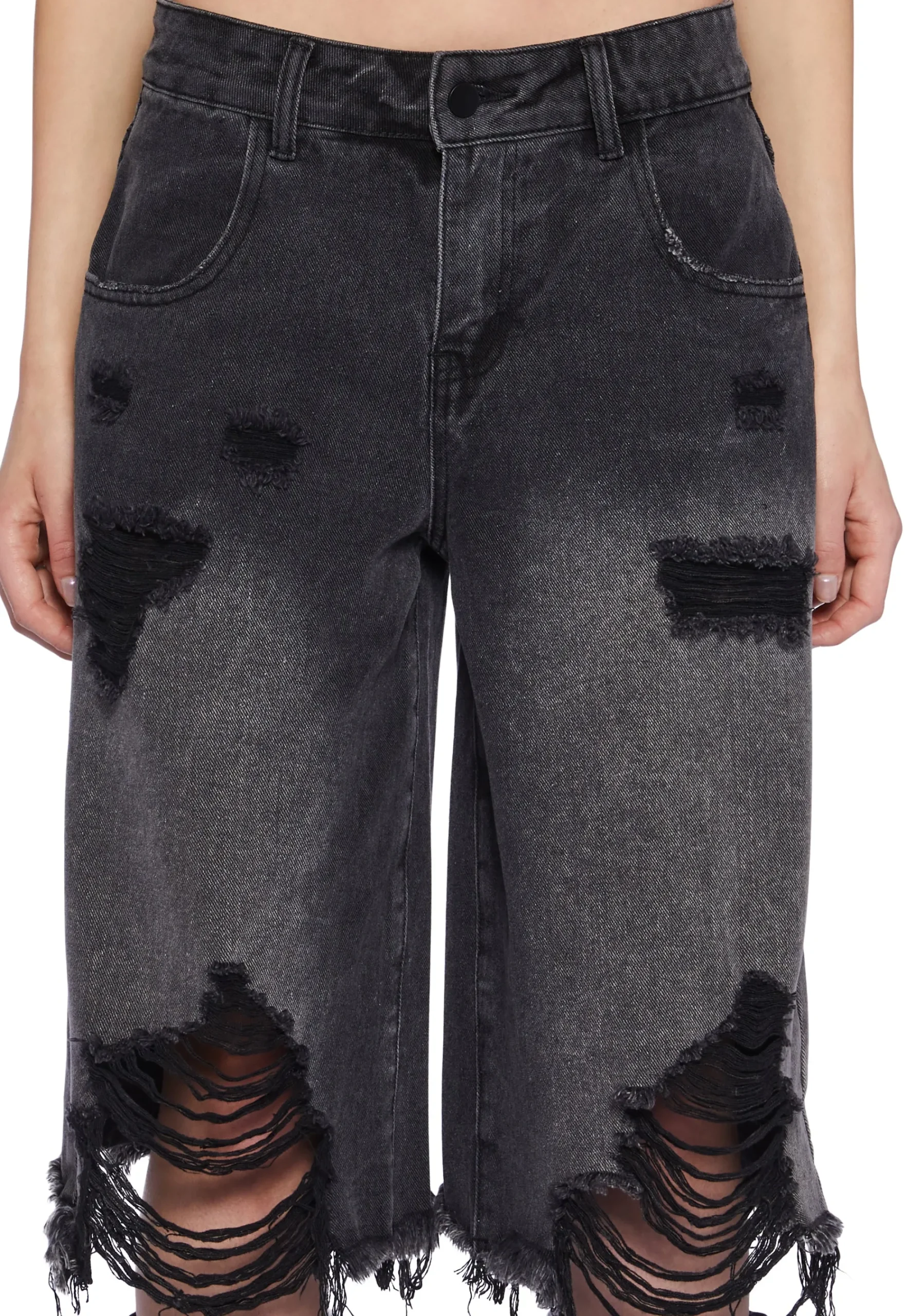 Widow Tops|Plus*High Voltage Lace Up Top
