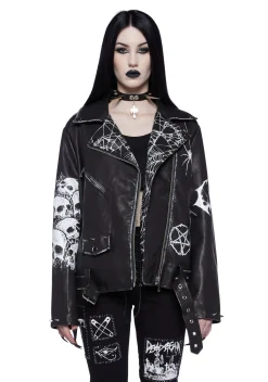 Widow Outerwear|Plus*Highway Havoc Moto Jacket
