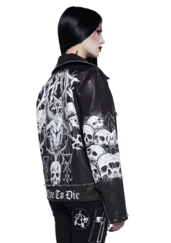 Widow Outerwear|Plus*Highway Havoc Moto Jacket
