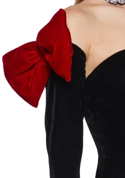 Sugar Thrillz Tops|Plus*Holiday Heart Bodysuit And Gloves Set