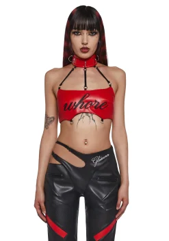 Namilia Bottoms|Pants*Hollywood Asymmetric Moto Trousers - Black