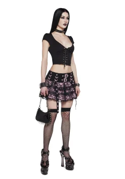 Widow Bottoms|Skirts*Holy Hexed Mini Skirt