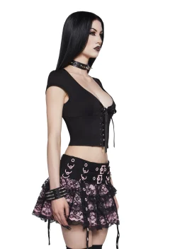 Widow Bottoms|Skirts*Holy Hexed Mini Skirt