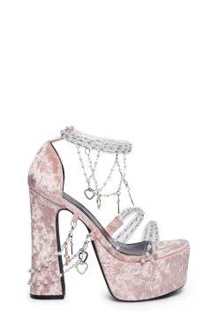 Sugar Thrillz Platforms|Heels*Holy Revelation Platform Heels - Pink