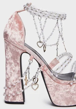 Sugar Thrillz Platforms|Heels*Holy Revelation Platform Heels - Pink