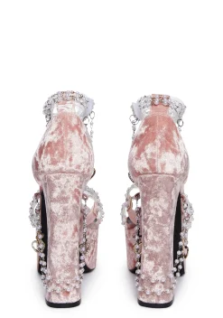 Sugar Thrillz Platforms|Heels*Holy Revelation Platform Heels - Pink