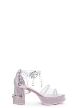 Sugar Thrillz Sandals*Holy Revelation Platform Sandals - Pink