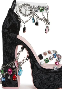 Sugar Thrillz Platforms|Heels*Holy Revelation Platform Heels - Gem
