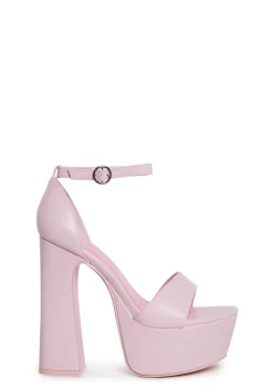 Current Mood Platforms|Heels*Holy Revelation Pure Platform Heels - Pink