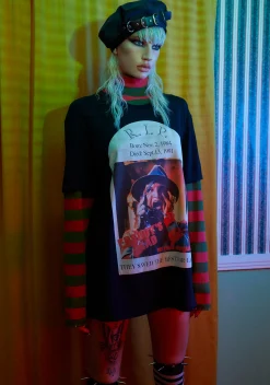 Dolls Kill X WB Horror Tops*Home Alone Long Sleeve Top