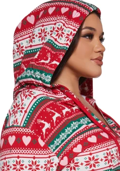 Sugar Thrillz Outerwear|Sweatshirts & Hoodies*Home For The Holidays Zip-Up Hoodie