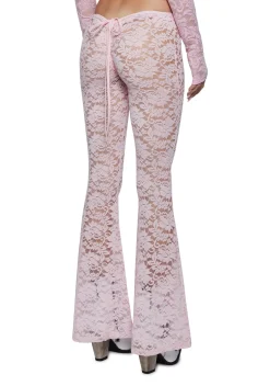 Sugar Thrillz Bottoms|Pants*Honey Whip V-Cut Lace Bell Bottoms
