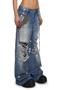Current Mood Bottoms|Pants*Hot Reputation Wide Leg Jeans