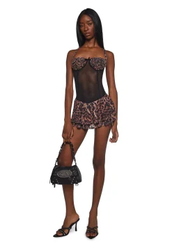 New Pink Dresses*Hot Takes Leopard Dress