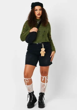 Koi Footwear Boots|Platforms*Hydra All Black Matrix Platform Boots