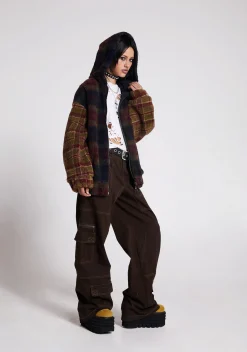 Current Mood Outerwear|Sweatshirts & Hoodies*I Don’t Care Hooded Sherpa Jacket